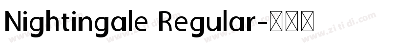 Nightingale Regular字体转换